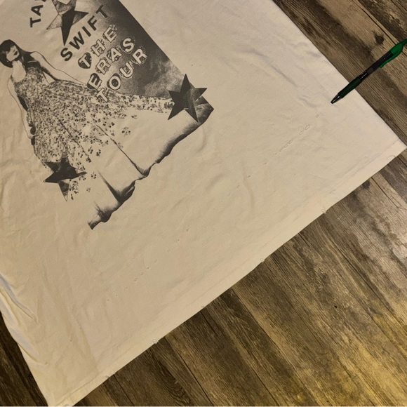 Taylor Swift Eras Tour T Shirt “Distressed” Tour Dates Unisex Size 3XL NEW - Picture 5 of 10